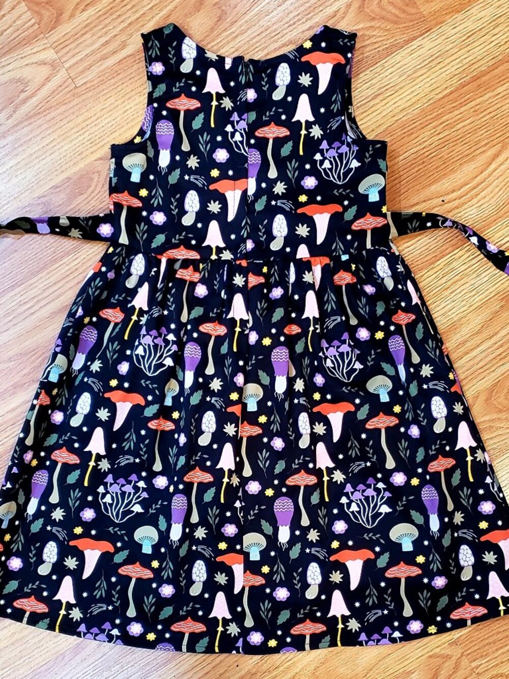 Kids Mushroom Print Dress